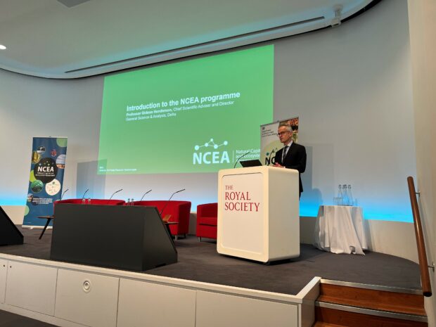 Gideon Henderson introducing the NCEA programme.