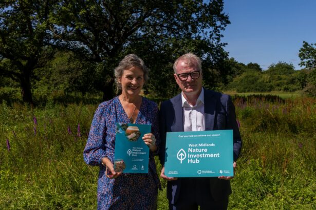 Mary Creagh CBE MP, Minister for Nature, with Mayor for the West Midlands, Richard Parker 